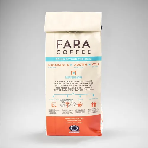 Vista 2 de Fara Coffee, Molido (tostado francés (oscuro), 12 oz)