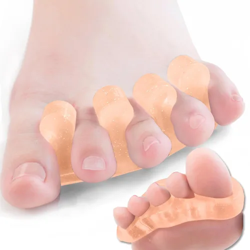 Vista 25 de Original ToePal Separador y enderezador de dedos, para dedos relajados, alivio del dolor de juanetes, dedo martillo y más, para hombres y mujeres