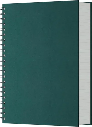 Vista 13 de EUSOAR Cuadernos para el trabajo, 1 paquete A4 de 8.3 x 11.2 pulgadas, tapa dura, rayado en espiral con renglones universitarios, 240 páginas