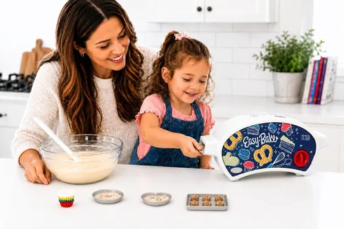 Vista 5 de Juego de Moldes de Lujo Compatible con Easy Bake Ultimate Oven Incluye 60 Forros para Cupcakes QUE SÍ SE AJUSTARÁN, A DIFERENCIA DE OTROS