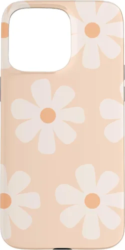 Vista 28 de Orange Floral Aesthetics Daisy Flower Daisies Pattern Case for iPhone 16