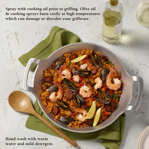 Vista 4 de Wilton Armetale® Sartén para Paella Gourmet Grillware