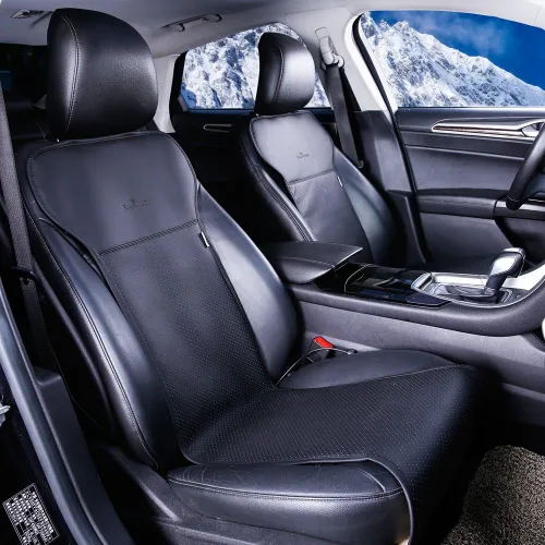 Vista 3 de Cojín de asiento de coche para conductor o pasajero, cómodo cojín de asiento para respaldo y asiento