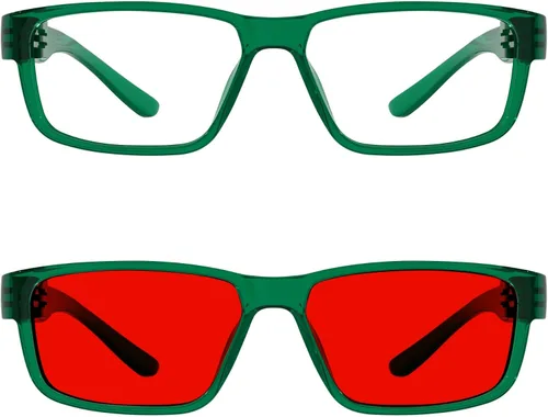 Vista 91 de Eyekepper Gafas de luz azul para hombre y mujer, paquete de 6 lentes Pilot Paquete de 6 color mezclado