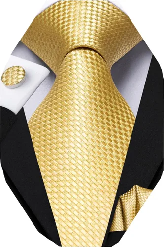 Vista 38 de Dubulle Corbata tejida de cachemira para hombre y gemelos de pañuelo para hombre, conjunto de gemelos para boda formal y negocios