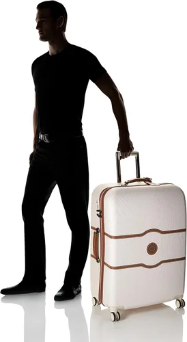 Vista 8 de DELSEY Paris Chatelet - Equipaje de cubierta dura con ruedas giratorias, champagne blanco ), 401670820-15
