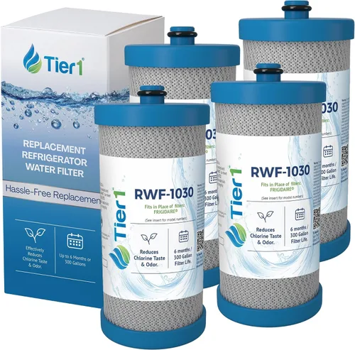Vista 11 de Tier1 Filtro de agua para refrigerador RWF1030 WF1CB Reemplazo para Kenmore 469906, RG100, WF284, NGRG2000, PS503627, 469910, 9910 El filtro