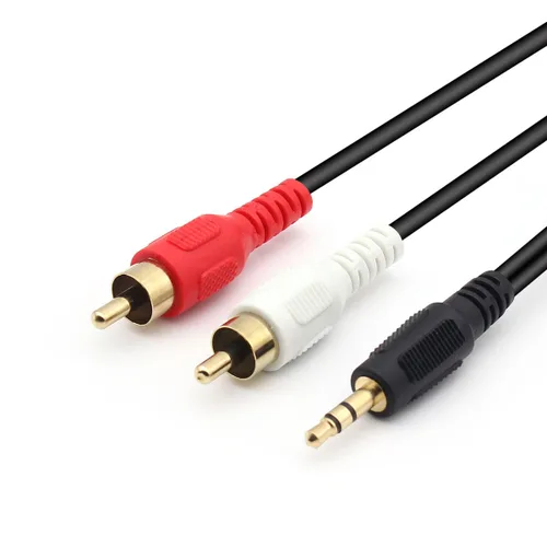 Vista 11 de QiCheng&LYS Cable de video RCA a RCA AV, 3RCA macho a 3RCA macho, cable AUX de audio estéreo para teléfonos inteligentes, MP3, tabletas, altavoces