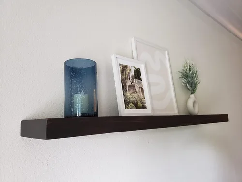 Vista 17 de joelsantiques Estantes flotantes de madera de 18 pulgadas para pared, 18 x Beige