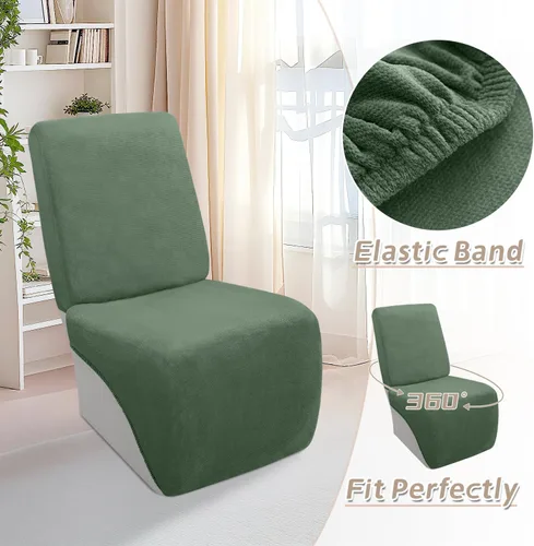 Vista 364 de Arfntevss Fundas de sofá seccional reclinable de terciopelo, Funda de sofá seccional de esquina para sofá reclinable, Funda elástica suave
