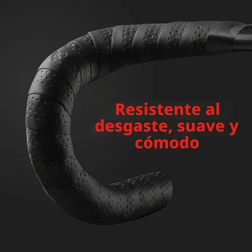 Vista 2 de ROCKBROS Cinta de manillar de bicicleta para bicicleta de carretera EVA Negro