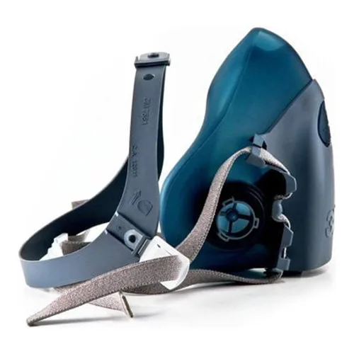 Vista 4 de 3M Safety 142-7503 7500 Series - Respirador reutilizable de media cara, azul oscuro, grande