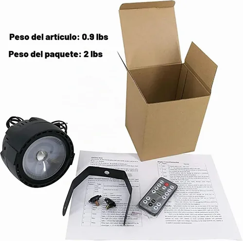 Vista 6 de SHEHDS Luces de lavado de la MAZORCA de la luz 30W de la etapa del par