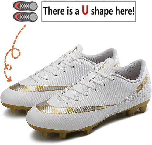 Vista 3 de Aiqzsh Zapatos deportivos de fútbol para hombre zapatos de fútbol profesionales transpirables para deportes al aire libre corrercompetencia