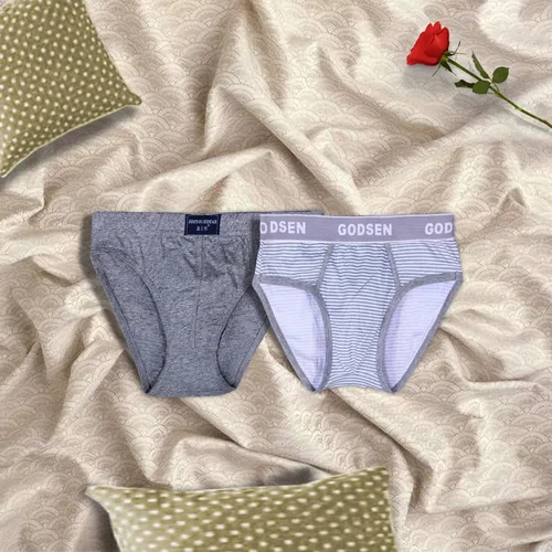 Vista 7 de Paquete de 3 calzones de algodón para hombre, ropa interior clásica de algodón (XXS L)