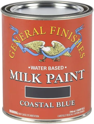 Vista 27 de General Finishes Pintura de leche a base de agua, 1 pinta, blanco antiguo