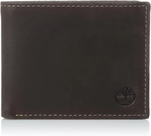Vista 19 de Cartera de cuero para hombre de Timberland con bolsillo abatible adjunto