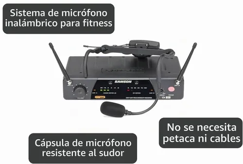 Vista 3 de Airline 77 AH7 Wireless Headset Fitness System