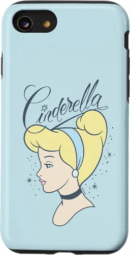 Vista 18 de Funda para iPhone 16 Disney Cenicienta con diseño de princesa estrellada