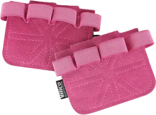 Vista 9 de SUJAYU Guantes de cuero para levantamiento de pesas, guantes de levantamiento de pesas para hombres y mujeres, guantes de gimnasio