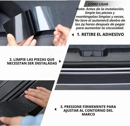 Vista 3 de Frienda - Protectores de borde de puerta de coche, protector de umbral de puerta, protector de entrada automotriz, anticolisión, tiras de protección