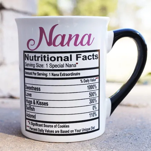 Vista 9 de Cottage Creek Nana - Taza de café de cerámica de 16 onzas, en caja