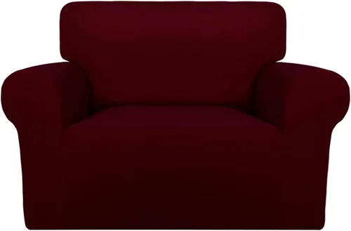 Vista 132 de PureFit Funda súper elástica para sofá reclinable con bolsillo, funda de sofá suave y antideslizante de elastano, lavable, protector de muebles