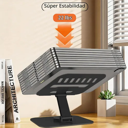 Vista 4 de Soporte de metal para tableta, soporte ajustable de rotación de 360° compatible con tabletas de 4 a 16 pulgadas como iPad Pro Air, iPad mini, Tab