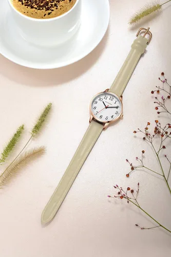 Vista 6 de BRIGADA - Reloj de mujer elegante reloj para mujer correa de cuero reloj de chicas para mujer impermeable