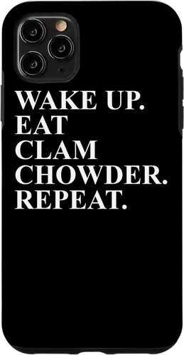 Vista 4 de Ropa para iPhone 12 mini almejas Chowder, increíble funda divertida con diseño de amante de los Chowders
