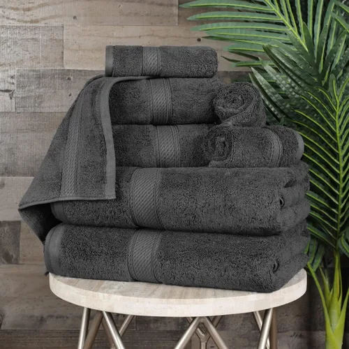 Vista 66 de BNM Toallas de Algodón Egipcio de Peso Pesado, Ideales para Baño, Ducha, Spa, Hotel, 800 GSM, Toallas Faciales/de Aseo, Toallas de Mano, Toallas