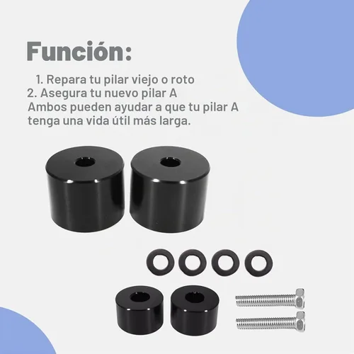 Vista 3 de CULMKARI Un kit de actualización de mango de agarre de pilar para Dodge Ram 1500 2500 3500 2002-2009 (negro)