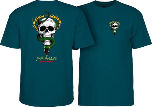 Vista 11 de Powell Peralta Camisetas de calavera y serpiente de Mike McGill Negro