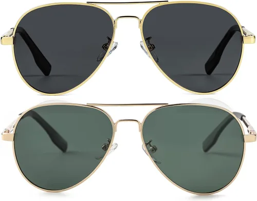 Vista 66 de Gafas de sol polarizadas de aviador pequeñas para niñas y niños de 4 a 16 años