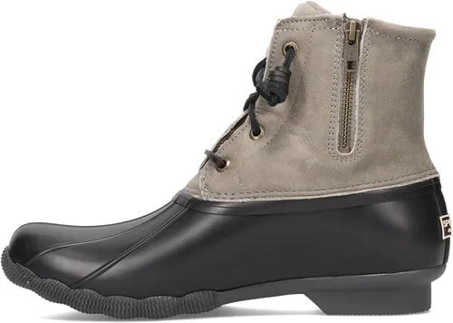 Vista 4 de Sperry Botas de lluvia Saltwater de piel de 2 ojosazul marino para mujer