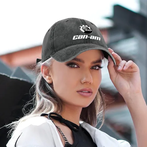 Vista 6 de Sombrero de esqueleto para hombres y mujeres, gorra de béisbol negra divertida sombrero de papá ajustable vintage sombrero de camionero verano