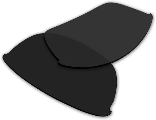 Vista 4 de ACOMPATIBLE Lentes polarizadas negras de repuesto para chaqueta Oakley Flak, Negro, S