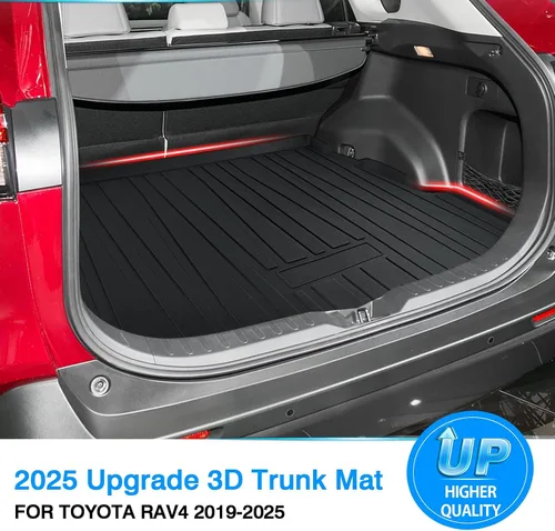 Vista 7 de Powerty Forro para maletero de carga para Toyota RAV4 2019-2024, 2025, protector de carga para todo tipo de clima, tapete de carga para camión