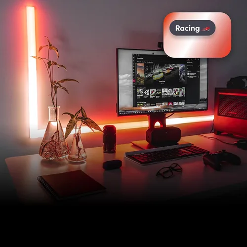 Vista 5 de Barra de luz inteligente LIFX Beam, kit de 6 piezas (L3BEAMKITUS), multicolor, 6 unidades, 33 vatios