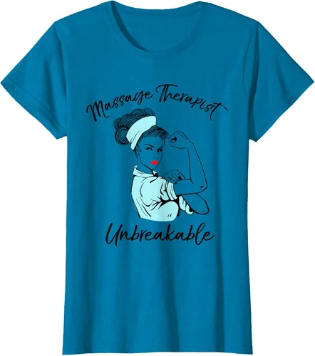 Vista 49 de Camiseta de masaje irrompible para terapeuta de masaje, Blanco, S