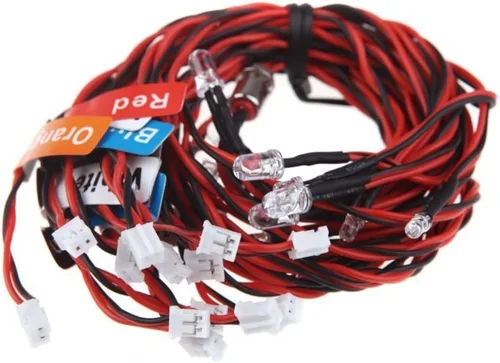 Vista 3 de 12 luces LED parpadeantes GoolRC Highlight sistema para coches RC