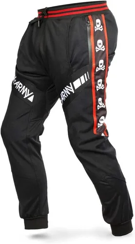 Vista 3 de HK Army TRK Jogger - Pantalones de paintball - Rojo calaveras - M
