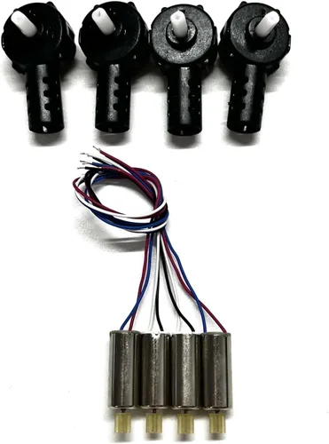 Vista 11 de Ajuste para E88 S89 P5-Pro RC Drone Accesorios Motores Shell Motor Case Engranajes Kit de piezas de repuesto (borgoña)