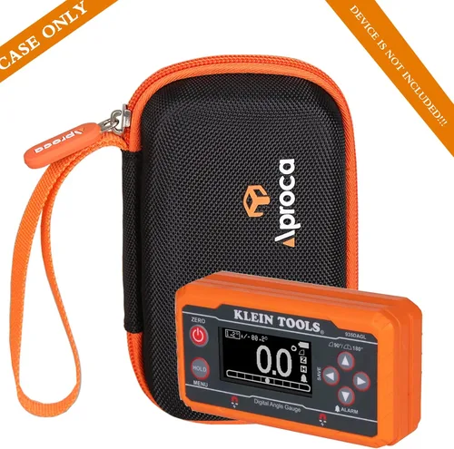 Vista 5 de Aproca Funda compatible con Klein Tools 935DAA / 935DAGL Medidor de ángulo de nivel electrónico digital, bolsa de almacenamiento portátil