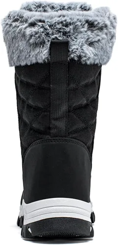 Vista 4 de HOBIBEAR - Botas de nieve de invierno para mujer Aw5778/Negro