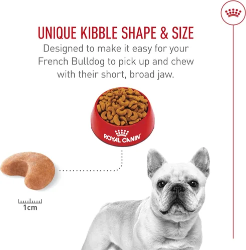 Vista 5 de Alimento seco Royal Canin Breed Health Nutrition para perros French Bulldog adultos, bolsa de 6 lb