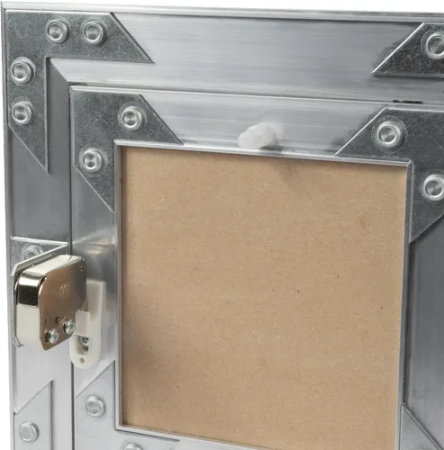 Vista 4 de Panel de acceso de aluminio para paneles de yeso de 6 x 6 pulgadas, puerta del eje de servicio, plomería, electricidad, calefacción, escotilla