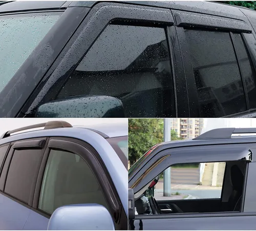 Vista 3 de Para Mazda 626 1992-2002 - Visera de ventana lateral de coche, protección contra la lluvia, protector de refugio, accesorios de adhesivo para marco