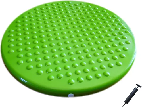 Vista 6 de AppleRound Jr. Cojín inflable para asiento con bomba, 12.2 in de diámetro, asiento sensorial para niños
