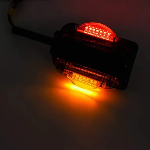 Vista 7 de Luz LED de defensa de trailer Set/2 - doble cara 4 pulgadas luces LED traseras 7diode